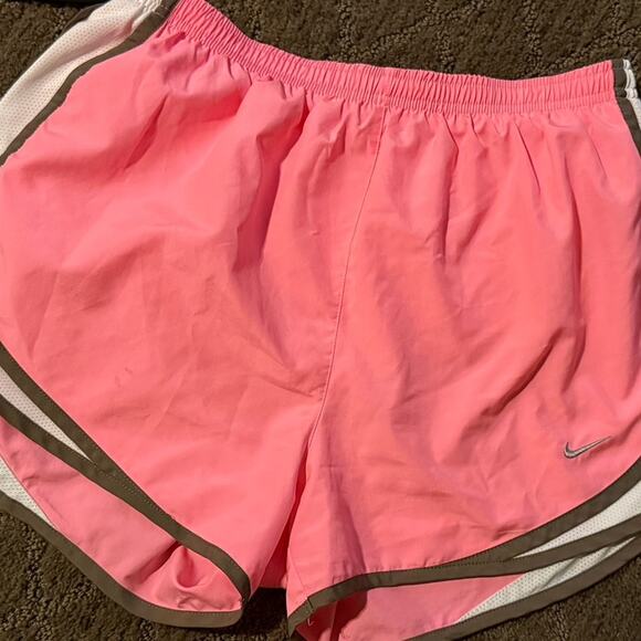 Bundle (2) Nike Dri Fit Running Shorts, Size Medium, Pink & Hot pink - Picture 2 of 4